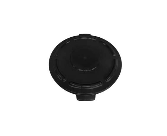CRUSADER ROUND TRASH CANS - LIDS &amp; DOLLY