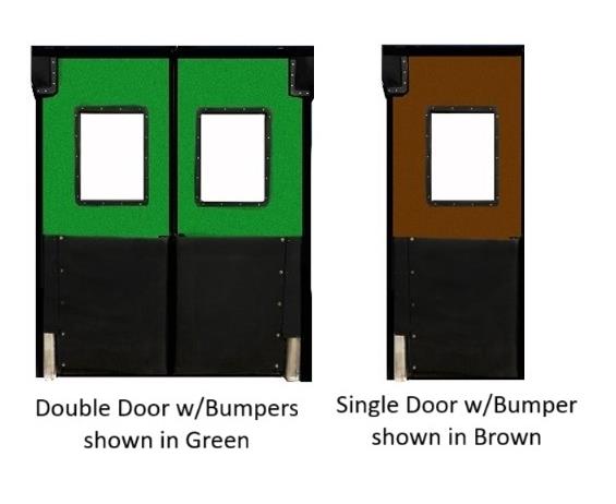 RUFF TUFF V-CAM SINGLE &amp; DOUBLE PANEL HEAVY-DUTY INDUSTRIAL DOORS