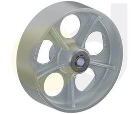 CASTERDEPOT TOP PLATE CASTERS - CAST IRON WHEEL - CAPACITIES UP TO 2500 LBS.