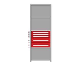 MODULAR DRAWERS FOR 36&quot; WIDE LYON INDUSTRIAL CLIP SHELVING