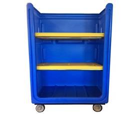 LAUNDRY TRUCK SHELF SYSTEM